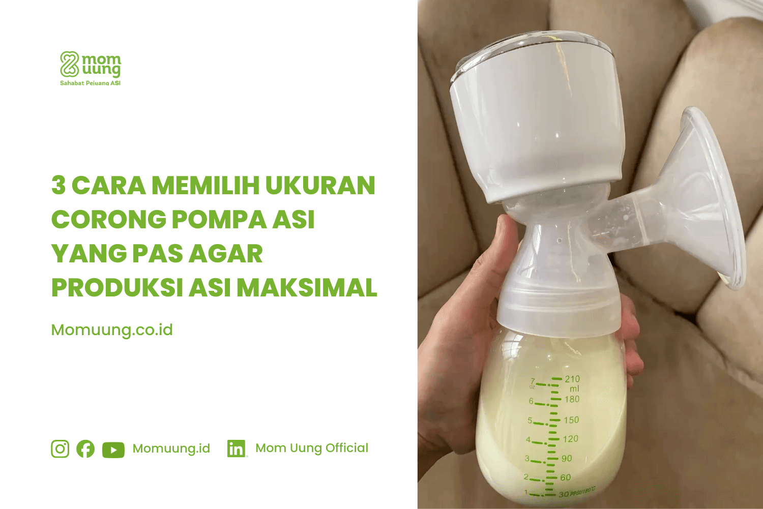 3 Cara Memilih Ukuran Corong Pompa ASI yang Pas agar Produksi ASI Maksimal